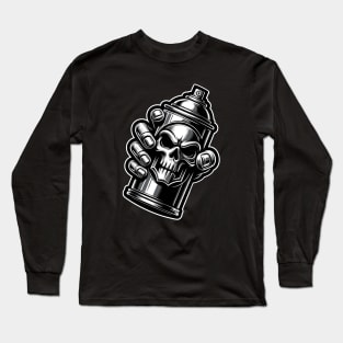 Hand Of Doom Graffiti Can Long Sleeve T-Shirt